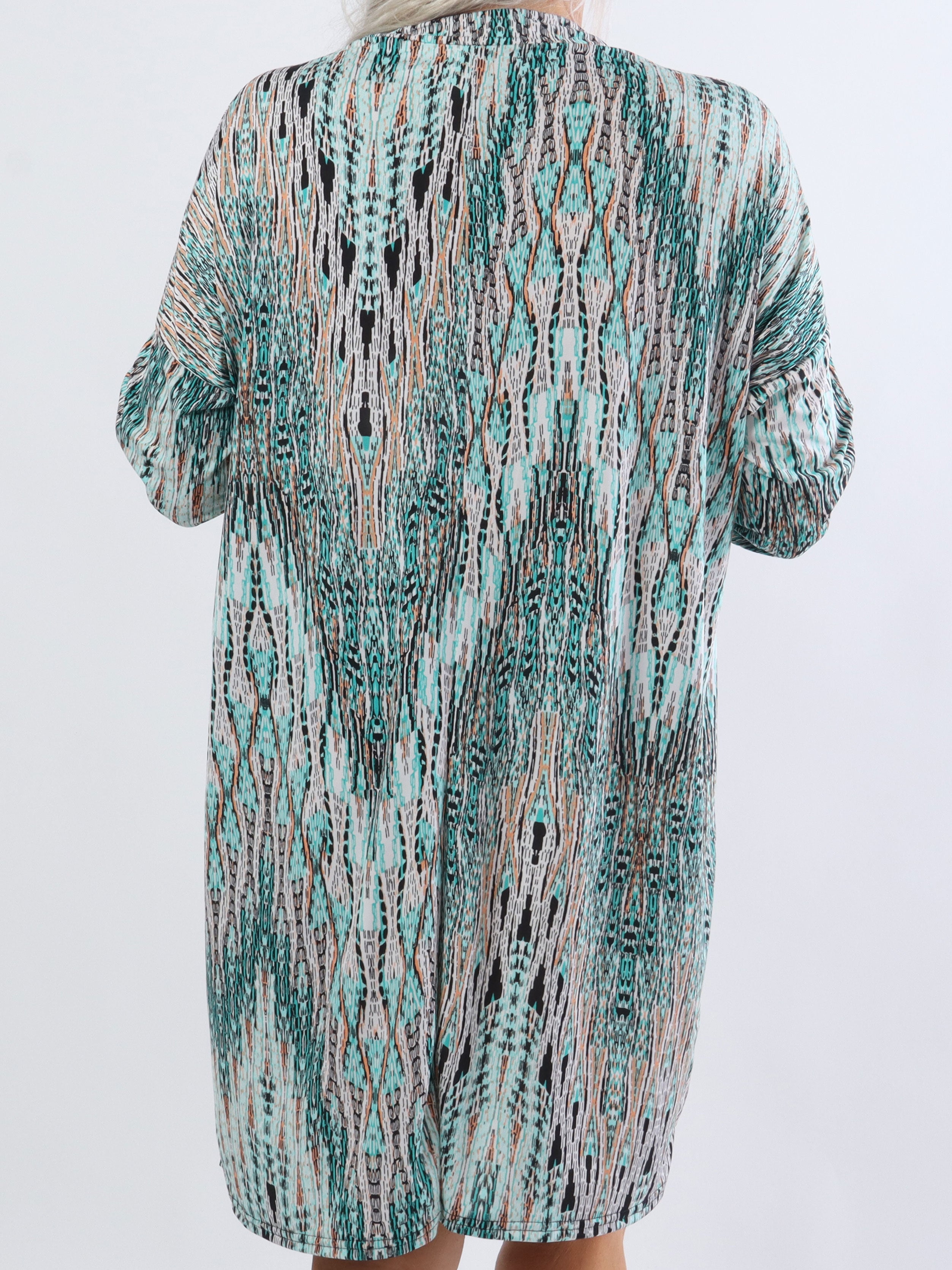 Paprika - Plus size tunika kjole i cool print